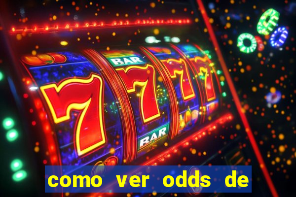 como ver odds de jogos passados